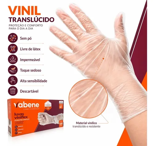 LUVA DESCARTÁVEIS VABENE
