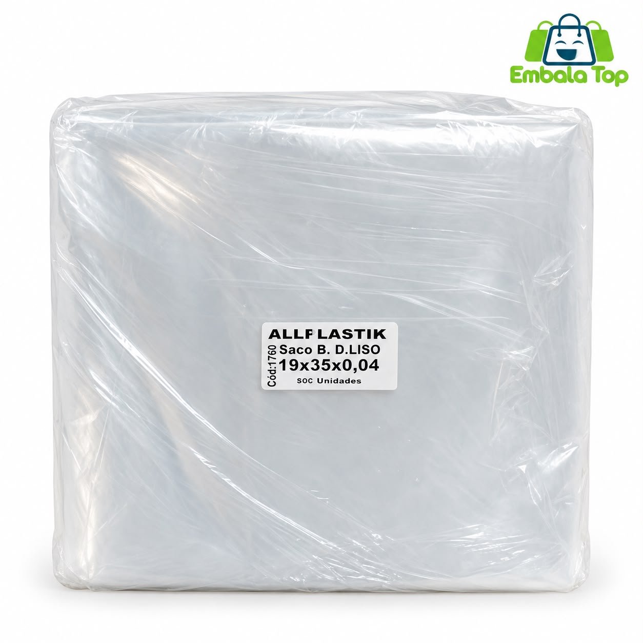 SACO 19X35 BAIXA LISO  2KG 0.4