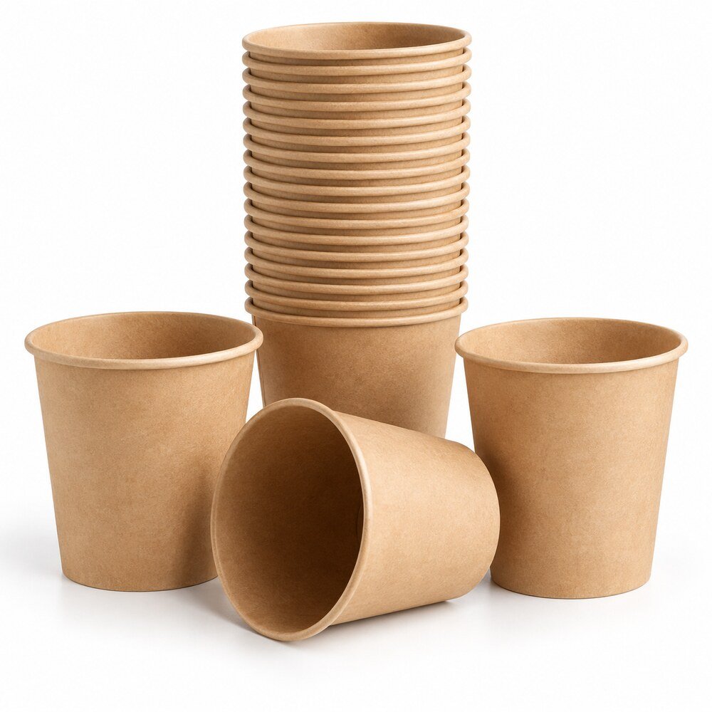 COPO DE PAPEL KRAFT120 ML C/25 UND