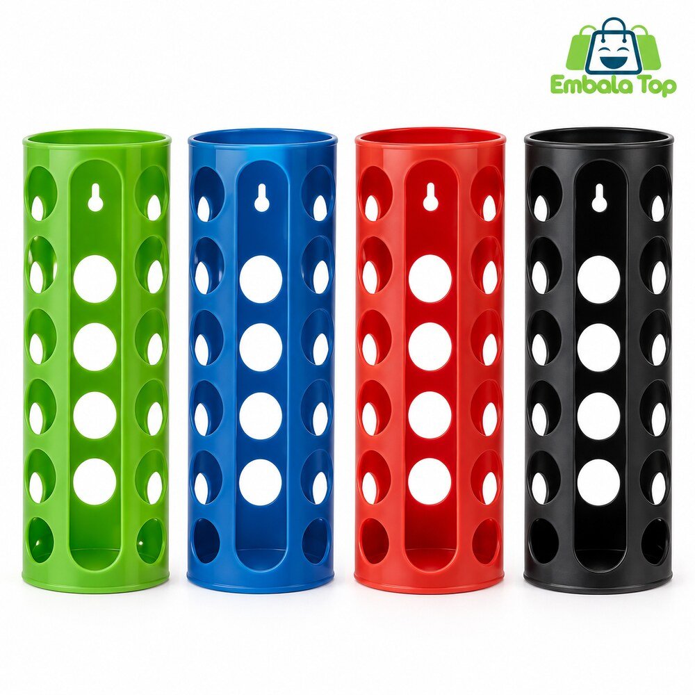 PORTA SACOLAS VERMELHO