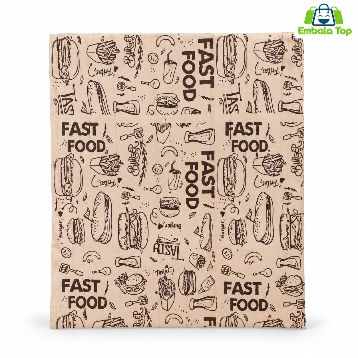 EMBRULHA BURGER PAPEL ACOPLADO 30X38 CM I.E.C