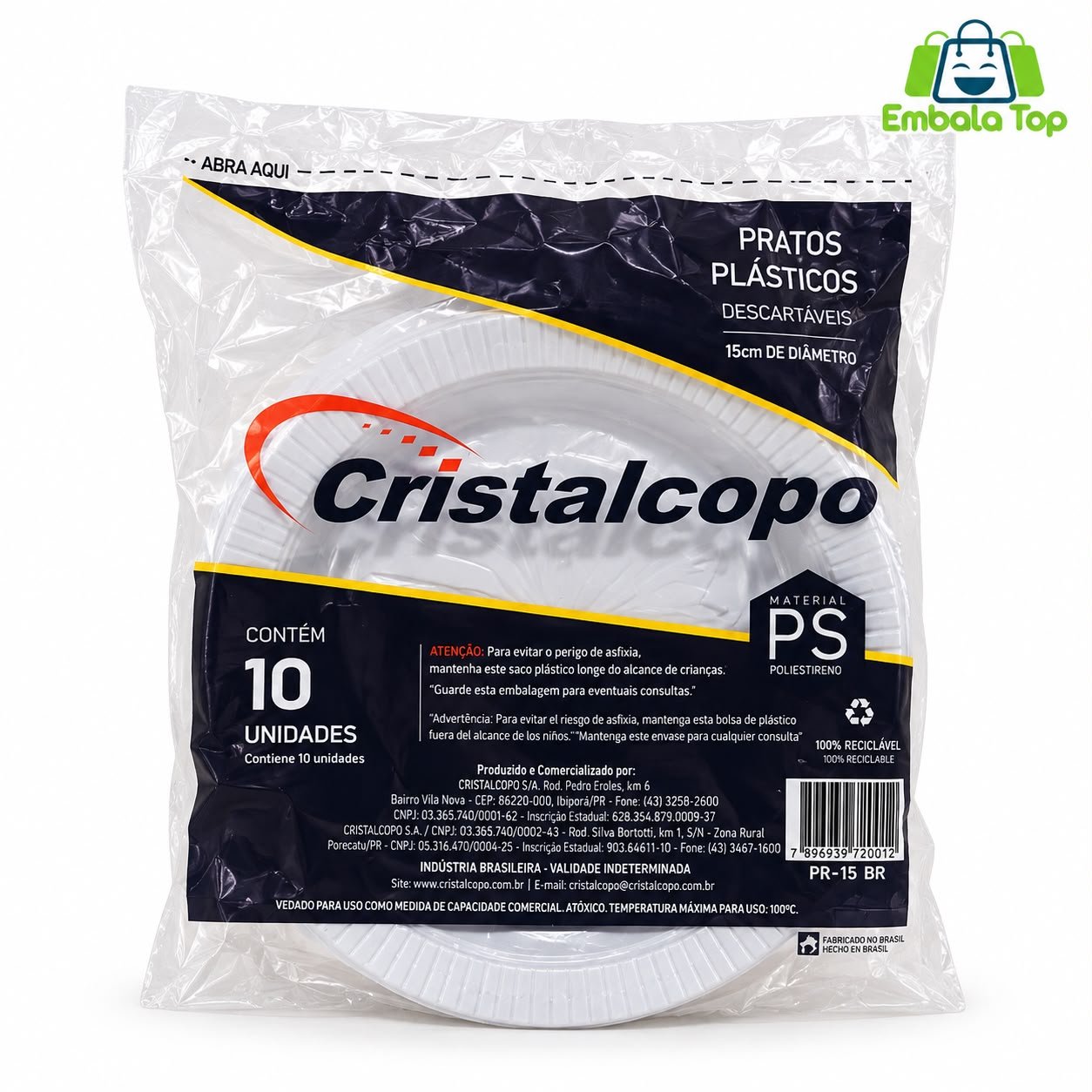 PRATO RASO 15 CM
